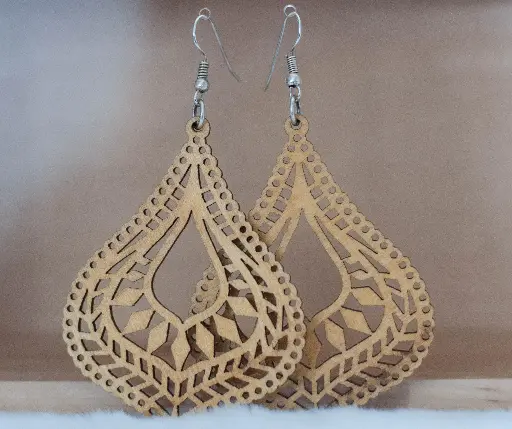 [24-103] Boucles "Bois" Boho